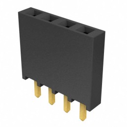 1 pcs : SSQ-104-01-G-S - CONN RCPT 4POS 0.1 GOLD PCB
