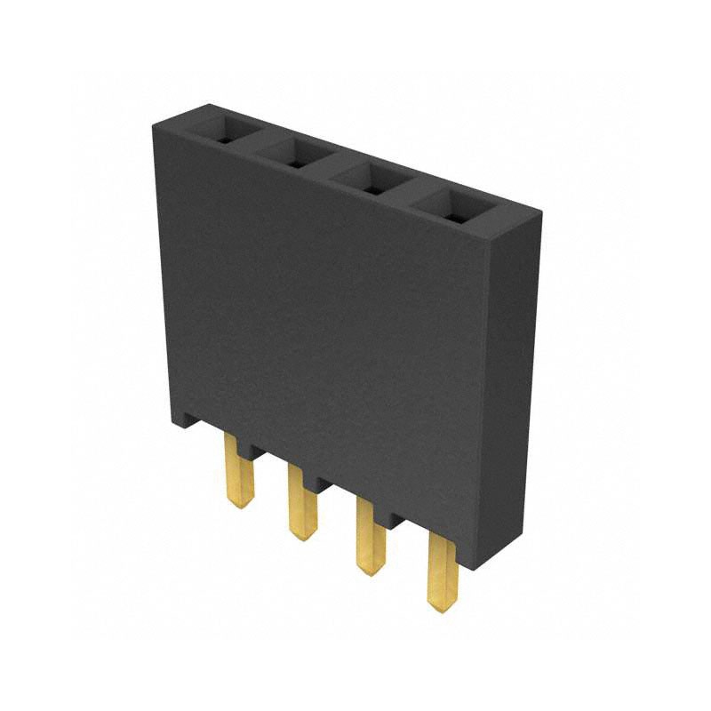 1 pcs : SSQ-104-01-G-S - CONN RCPT 4POS 0.1 GOLD PCB