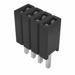 1 pcs : SLM-104-01-S-S - CONN RCPT 4POS 0.05 GOLD PCB