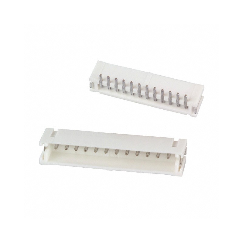 1 pcs : B12B-ZR-SM4-TF - CONN HEADER SMD 12POS 1.5MM