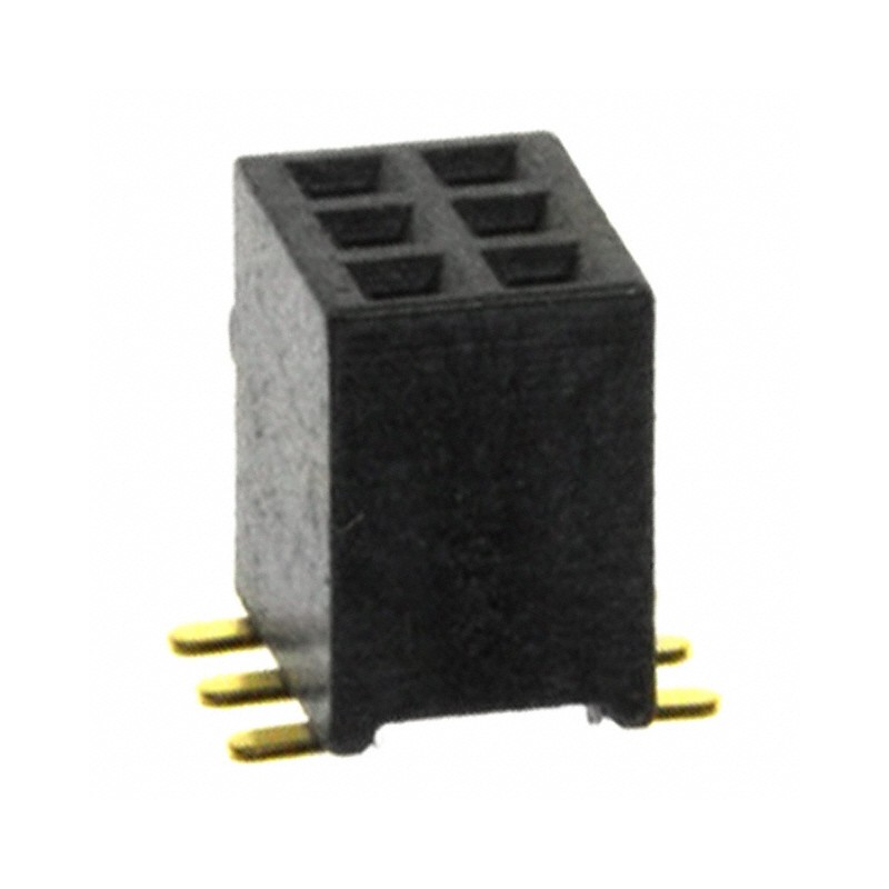 1 pcs : LPPB032NFSS-RC - CONN HDR 6POS 0.05 GOLD SMD