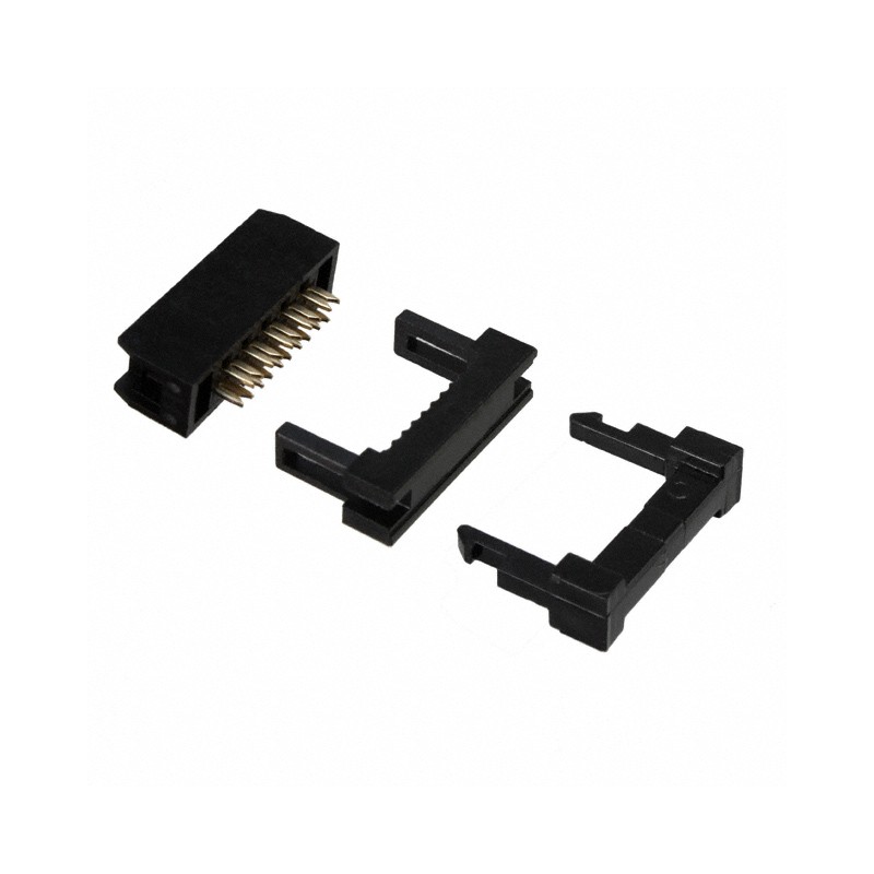 1 pcs : SFH213-PPPN-D05-ID-BK - CONN HEADER 10POS IDC GOLD