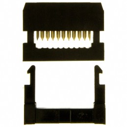 1 pcs : SFH213-PPPN-D05-ID-BK-M181 - CONN HEADER 10POS IDC GOLD