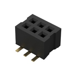 1 pcs : BC084-06-A-0390-L-C - CONN RCPT 6POS 0.039 GOLD SMD