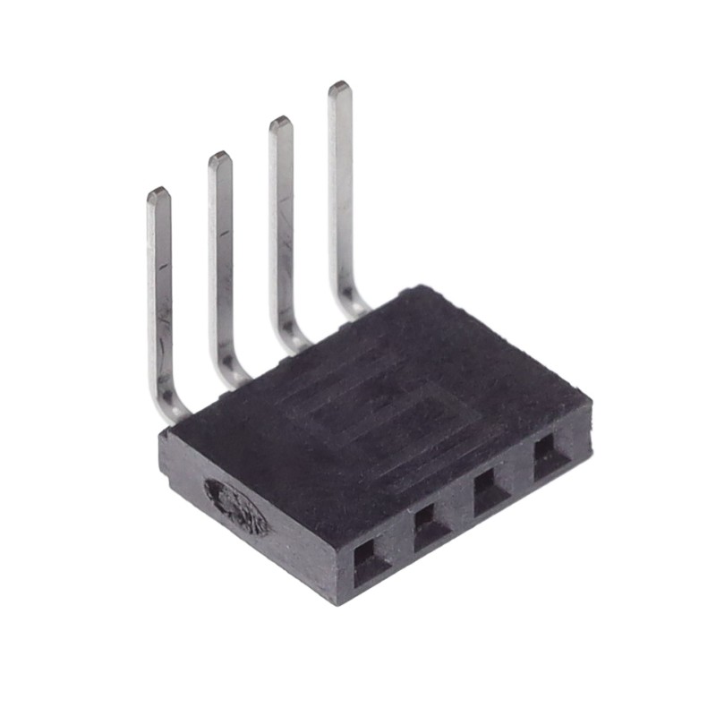 1 pcs : SSW-104-03-F-S-RA - CONN RCPT 4POS 0.1 GOLD PCB R/A