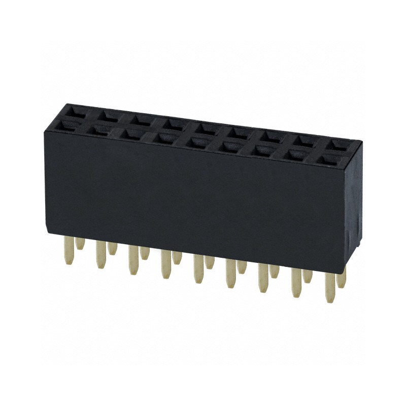 1 pcs : PPPC092LFBN-RC - CONN HDR 18POS 0.1 GOLD PCB