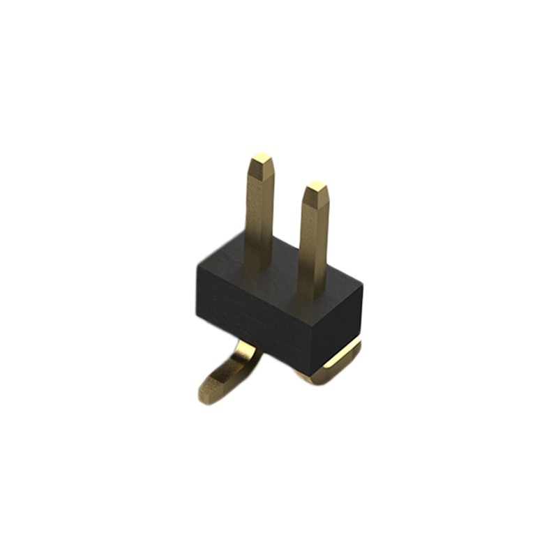 1 pcs : BC032-02-A-2-0200-0200-L-B - 2POS 1.0MM PITCH PIN HEADER, TYP