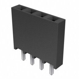 1 pcs : SSQ-104-01-S-S - CONN RCPT 4POS 0.1 GOLD PCB