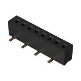 1 pcs : BC070-08-A-1-L-C - 8POS 1.0MM PITCH SOCKET, SIL, SM