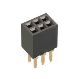 1 pcs : M50-3000345 - CONN RCPT 6POS 0.05 GOLD PCB