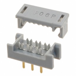 1 pcs : 09181069622 - CONN DIP HDR IDC 6POS VERT