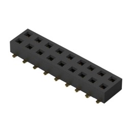 1 pcs : BF121-18-A-0-L-C - 18POS, 2MM PITCH SOCKET, DIL, SM
