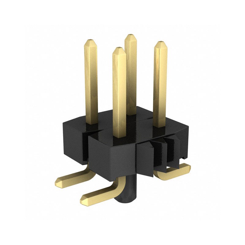 1 pcs : M22-5320205R - CONN HEADER SMD 4POS 2MM