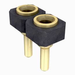 1 pcs : SL-102-G-12 - CONN RCPT 2POS 0.1 GOLD PCB