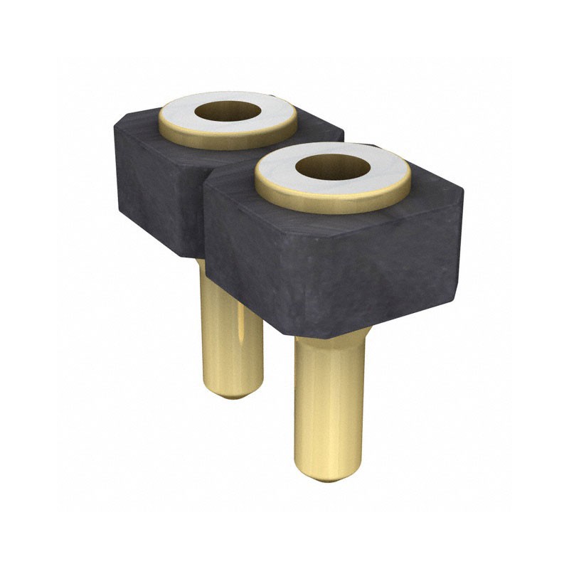 1 pcs : SL-102-G-19 - CONN RCPT 2POS 0.1 GOLD PCB