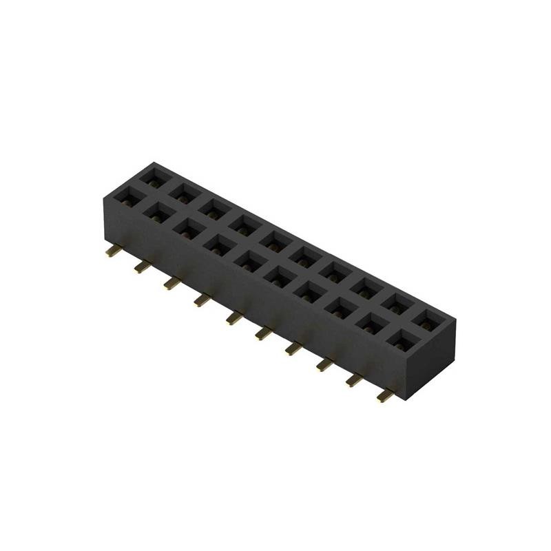 1 pcs : BF080-20-A-1-L-C - 20POS, 2MM PITCH SOCKET, DIL, SM