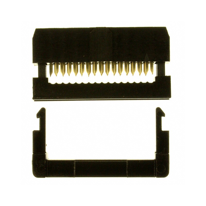 1 pcs : SFH213-PPPN-D08-ID-BK - CONN HEADER 16POS IDC GOLD