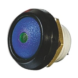 1 pcs - ITW Switches 48 Series Illuminated Push Button Switch, Momentary, Panel Mount, 13.6mm Cutout, SPST, Green LED, 48V dc,