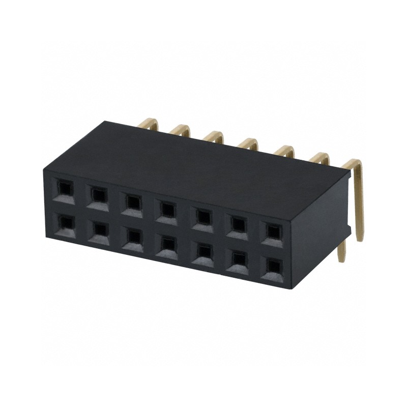 1 pcs : PPPC072LJBN-RC - CONN HDR 14POS 0.1 GOLD PCB R/A