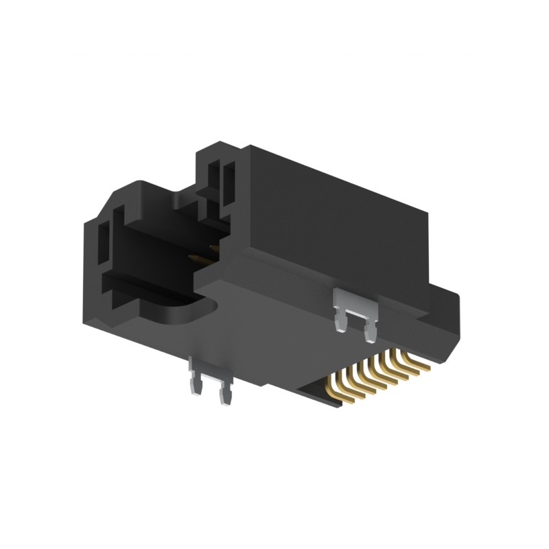 1 pcs : IMSA-13065B-2-08Y902 - HEADER SMT RA 8POS KEY-C