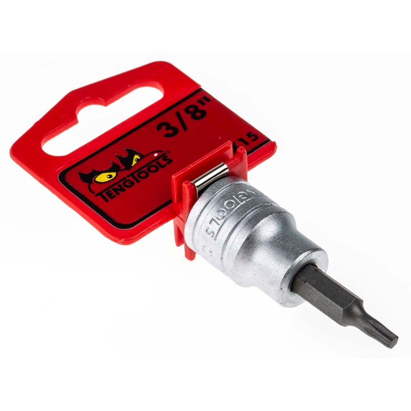 1 pcs - Teng Tools 3/8 in Drive Bit Socket, Torx Bit, T15
