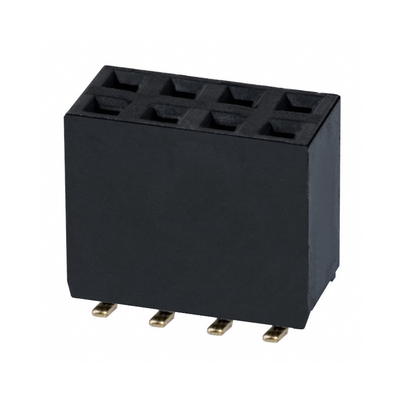 1 pcs : NPPC042KFMS-RC - CONN HDR 8POS 0.1 GOLD SMD