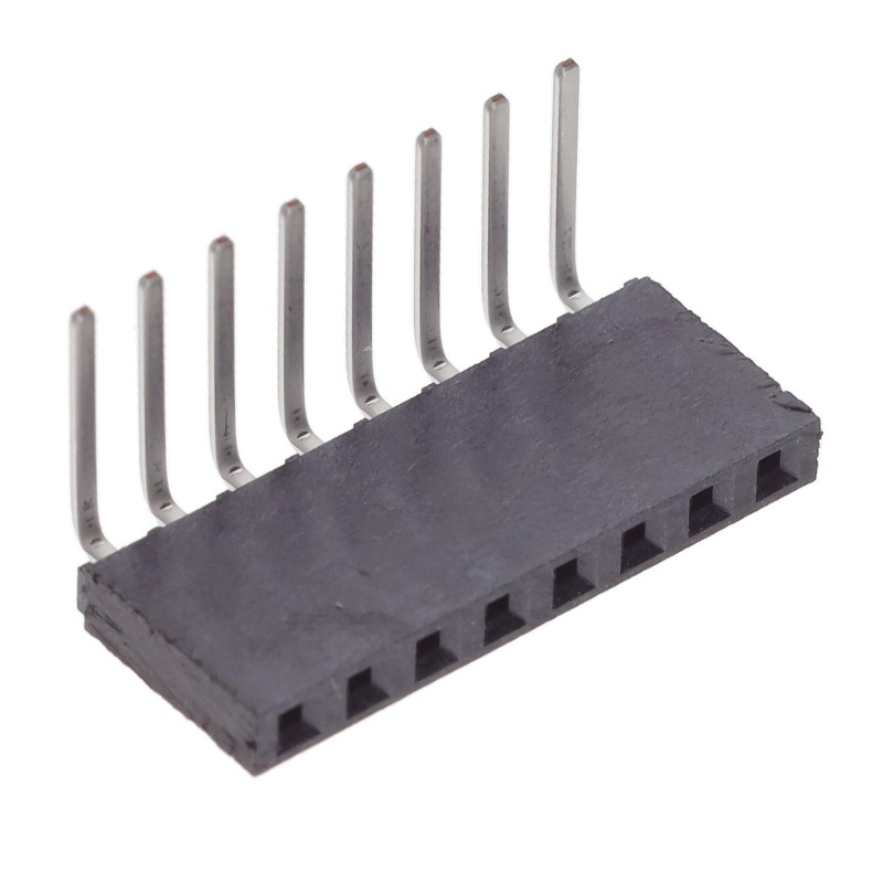 1 pcs : SSW-108-03-T-S-RA - CONN RCPT 8POS 0.1 TIN PCB R/A