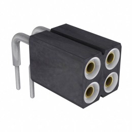 1 pcs : 803-83-004-20-001101 - CONN SOCKET 4P 0.1 GOLD PCB R/A