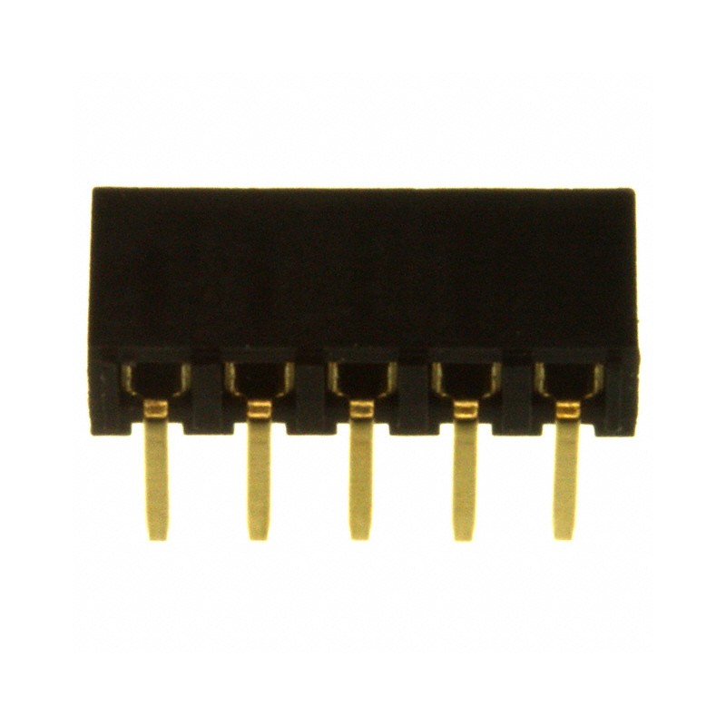 1 pcs : NPPN051FGGN-RC - CONN HDR 5POS 0.079 GOLD PCB R/A