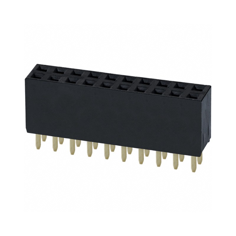 1 pcs : PPPC102LFBN-RC - CONN HDR 20POS 0.1 GOLD PCB