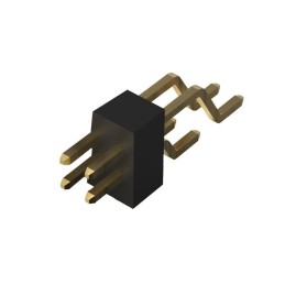 1 pcs : BC057-04-A-A-0150-L-C - 4W,1.0MM PITCH PIN HDR,DIL, SMT,