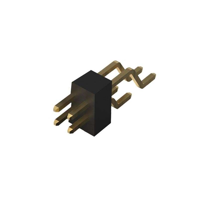 1 pcs : BC057-04-A-A-0150-L-C - 4W,1.0MM PITCH PIN HDR,DIL, SMT,