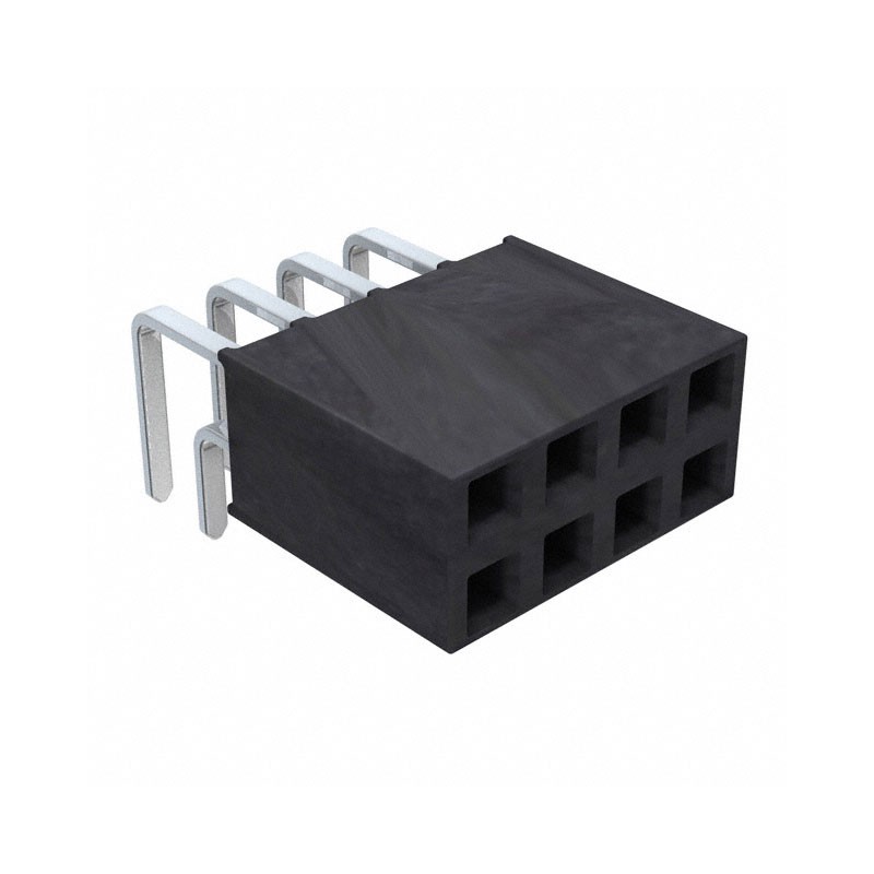 1 pcs : SSW-104-02-T-D - CONN RCPT .100' 8POS DUAL TIN