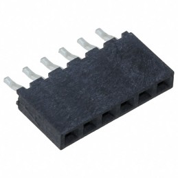 1 pcs : M22-6540642R - CONN RCPT 6P 0.079 GOLD SMD R/A