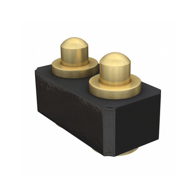 1 pcs : 813-22-002-30-000101 - CONN SPRING PISTON 2POS SMD