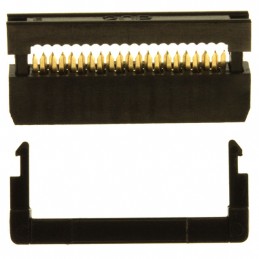 1 pcs : SFH213-PPPN-D10-ID-BK - CONN HEADER 20POS IDC GOLD