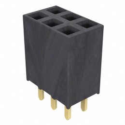 1 pcs : SSW-103-01-G-D - CONN RCPT 6POS 0.1 GOLD PCB