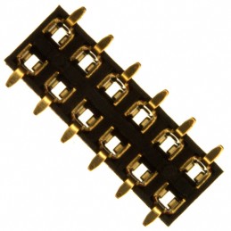 1 pcs : NPPN062FFKP-RC - CONN HDR 12POS 0.079 GOLD SMD