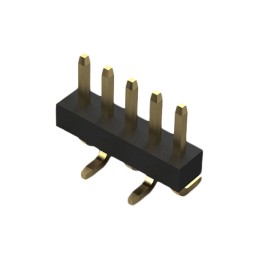 1 pcs : BC032-05-A-2-0200-0200-L-B - 5POS 1.0MM PITCH PIN HEADER, TYP