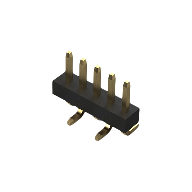 1 pcs : BC032-05-A-2-0200-0200-L-B - 5POS 1.0MM PITCH PIN HEADER, TYP