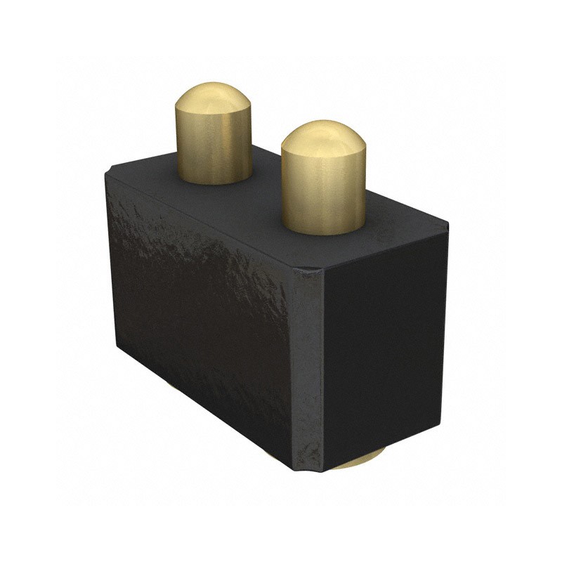 1 pcs : 813-22-002-30-001101 - CONN SPRING PISTON 2POS SMD