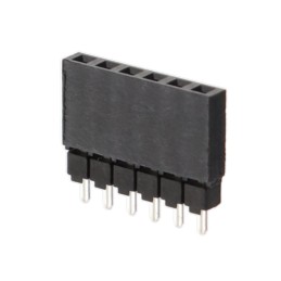 1 pcs : ESW-106-12-T-S - CONN SOCKET 6POS 0.1 TIN PCB