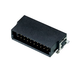 1 pcs : M55-7102042R - CONN HEADER SMD R/A 20POS 1.27MM