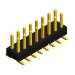 1 pcs : PHED-SS016G1ABONE-B300 - MALE HEADER VERTICAL SMD 16POS G