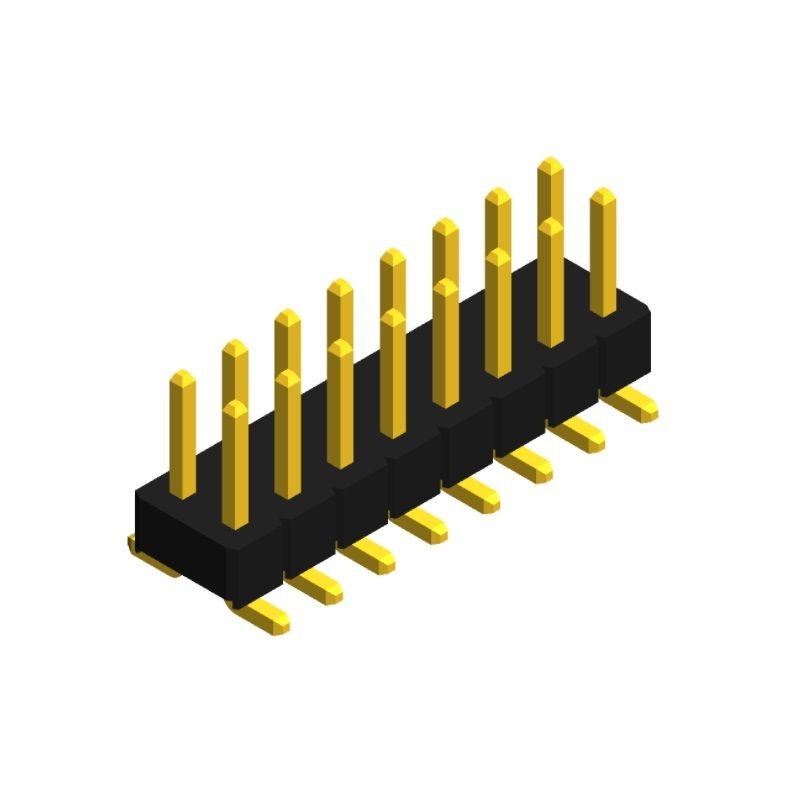 1 pcs : PHED-SS016G1ABONE-B300 - MALE HEADER VERTICAL SMD 16POS G