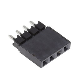 1 pcs : ESQ-104-12-L-S - CONN SOCKET 4POS 0.1 GOLD PCB