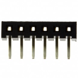 1 pcs : NPPN061FGGN-RC - CONN HDR 6POS 0.079 GOLD PCB R/A