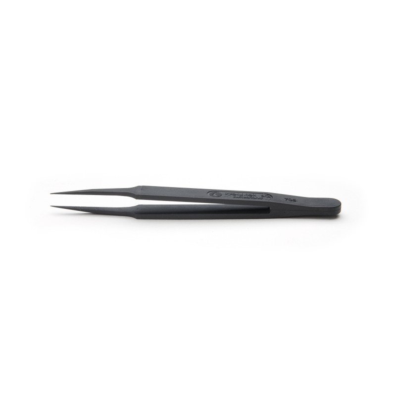 1 pcs - ideal-tek 115 mm, PA66/CF30 (Tip), Plastic (Body), ESD Tweezers