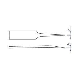 1 pcs - ideal-tek 115 mm, PA66/CF30 (Tip), Plastic (Body), ESD Tweezers