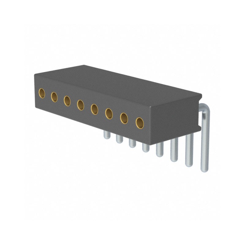 1 pcs : 851-47-008-20-001000 - CONN RCPT 8POS 0.05 GOLD PCB R/A